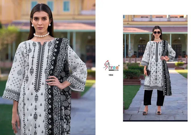 Shree Bin Saeed Lawn Collection Vol 18 Pakistani Salwar Kameez